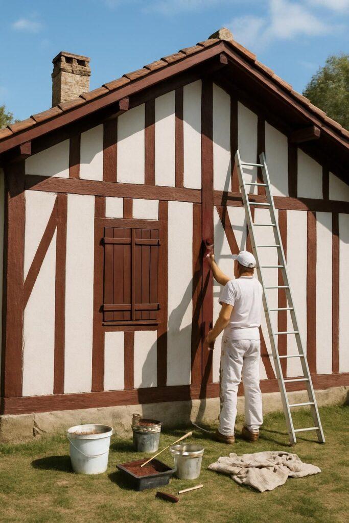 découvrez l'activité de peinture extérieure de l'entreprise dubernet peinture, spécialisée dans la rénovation et la protection de vos façades avec des finitions de haute qualité.